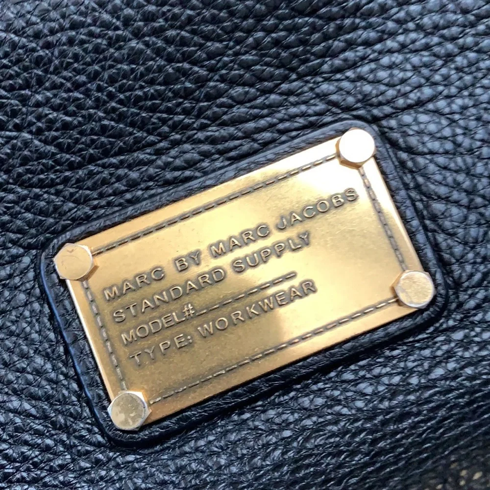 Marc by Marc Jacobs MBMJ large 2000’s slouchy black leather bag